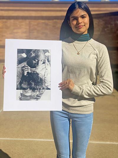 Langham Creek High School senior Adriana Oberto won a Gold Key for her photograph “Altruistic Partner."